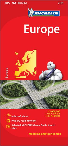 Michelin Europe Map 705