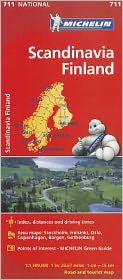 Michelin Scandinavia Finland Map 711