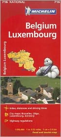 Michelin Belgium Luxembourg Maps 716