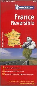 Michelin France, Reversible Map 722