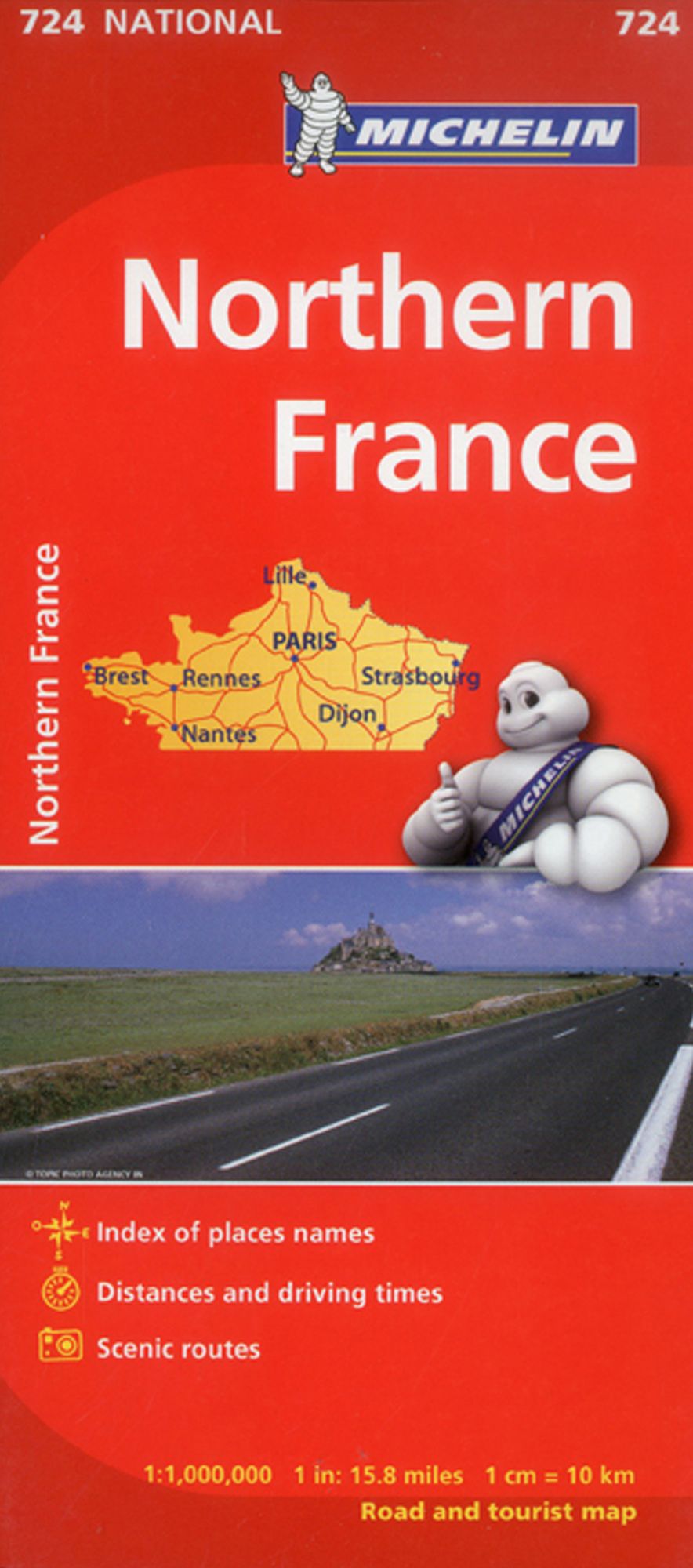 Michelin France, North Map 724