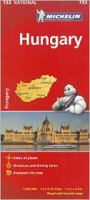Michelin Hungary Map 732