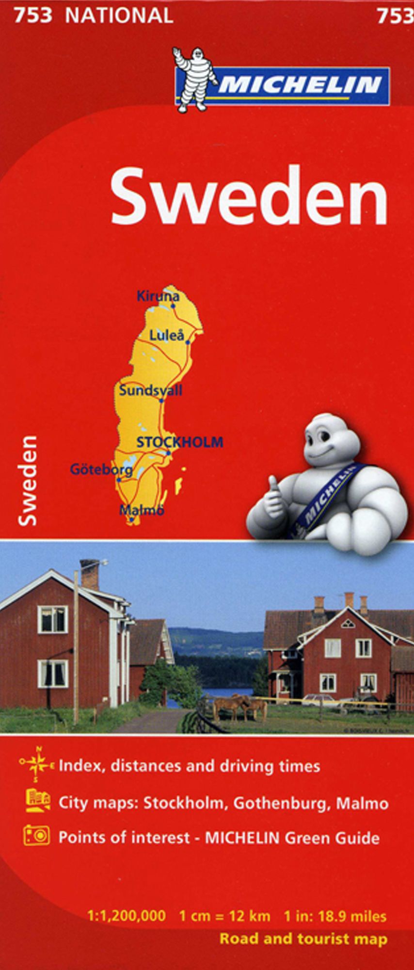 Michelin Sweden Map 753