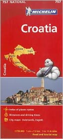 Michelin Croatia Map 757