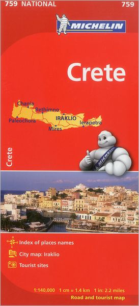 Michelin Map Crete 759