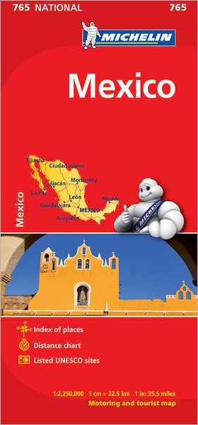 Mexico Map 765