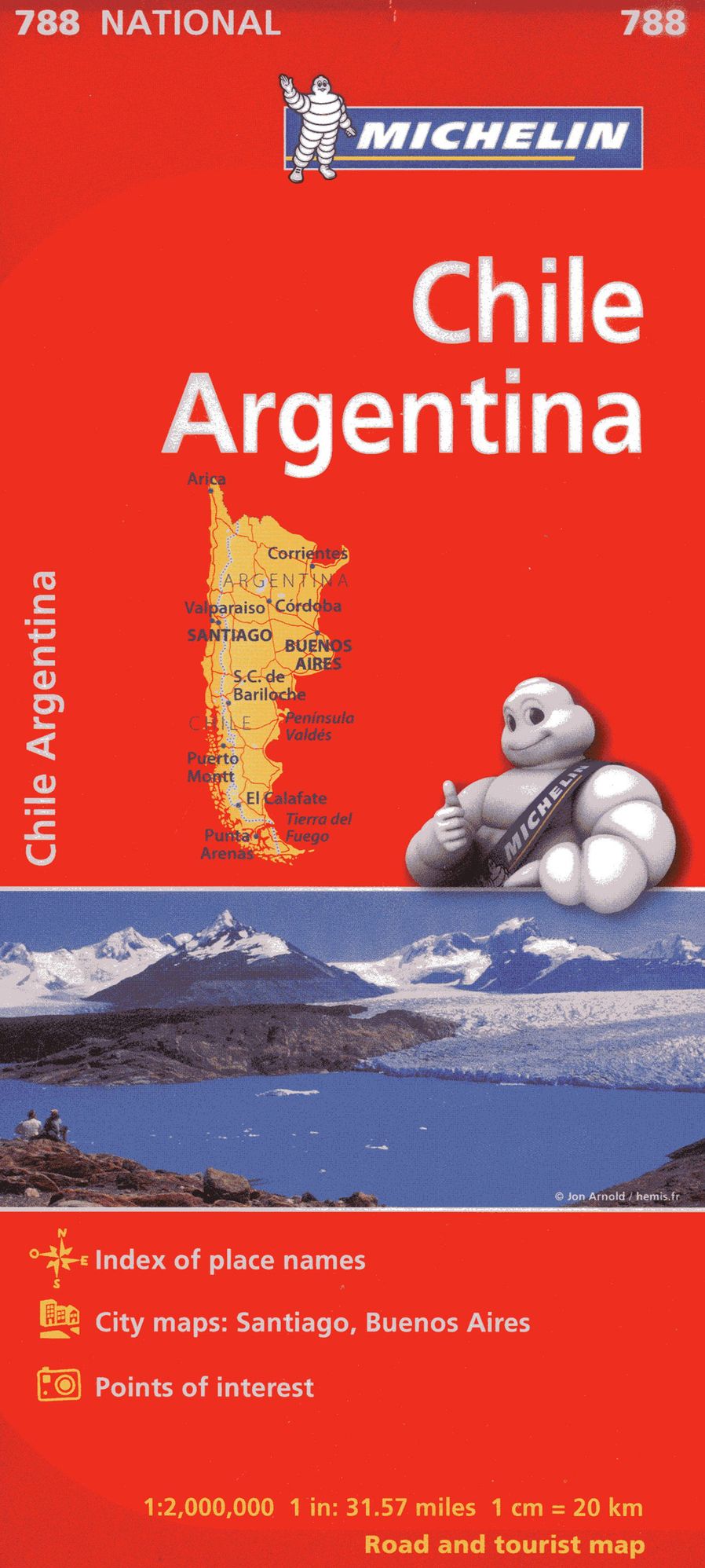 Michelin Chile/Argentina Map 788
