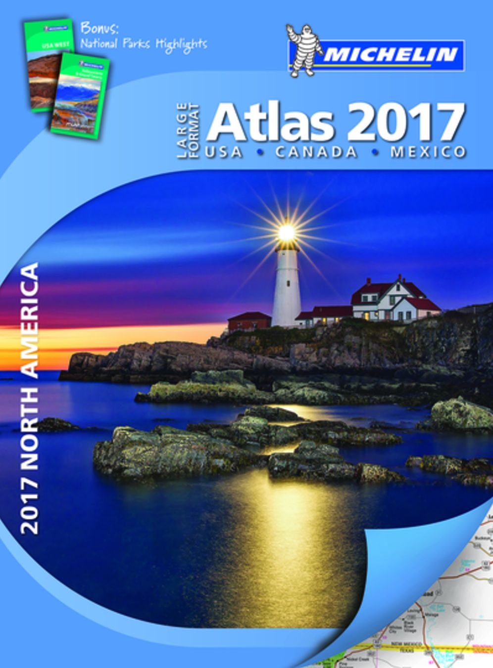 Michelin North America Large Format Atlas 2017