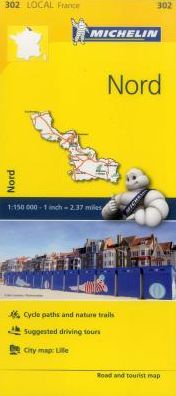 Michelin FRANCE: Nord Map 302