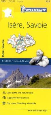 Michelin FRANCE: Isere, Savoie Map 333