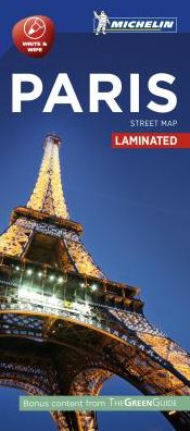 Michelin Paris City Laminated Map