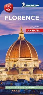 Michelin Florence City Map - Laminated