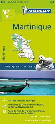 Michelin Zoom Martinique Map 138
