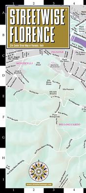 Streetwise Florence Map - Laminated City Center Street Map of Florence, Italy