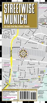 Streetwise Munich Map - Laminated City Center Street Map of Munich, Germany