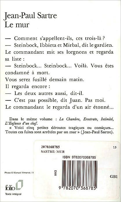 Le Mur (The Wall)