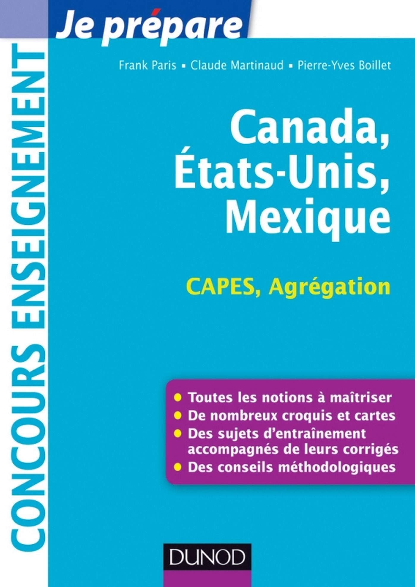 Canada, Etats-Unis, Mexique - Capes-Agrégation: Capes-Agrégation Géographie