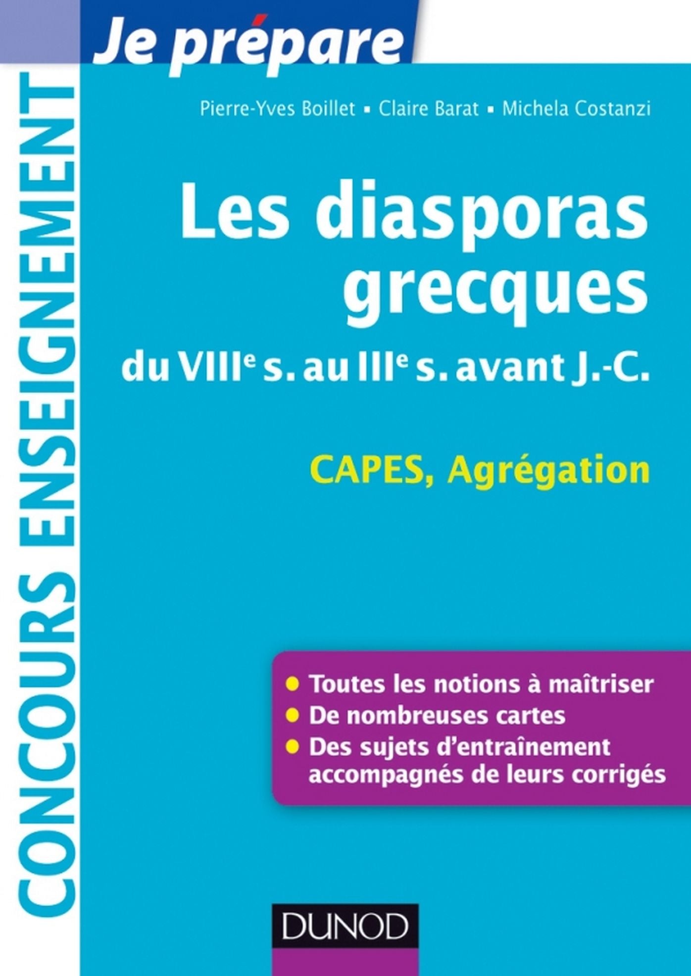 Les diasporas grecques: du VIIIe s. au IIIe s. avant J.-C. - Capes, Agrégation