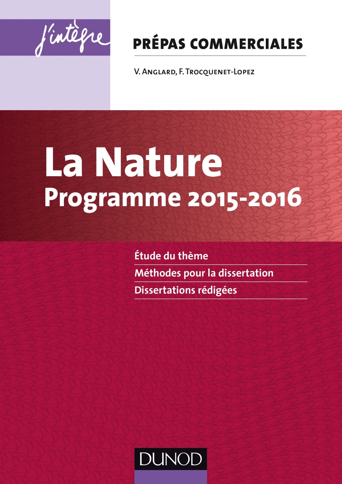 La Nature - Programme 2015-2016: Prépas commerciales