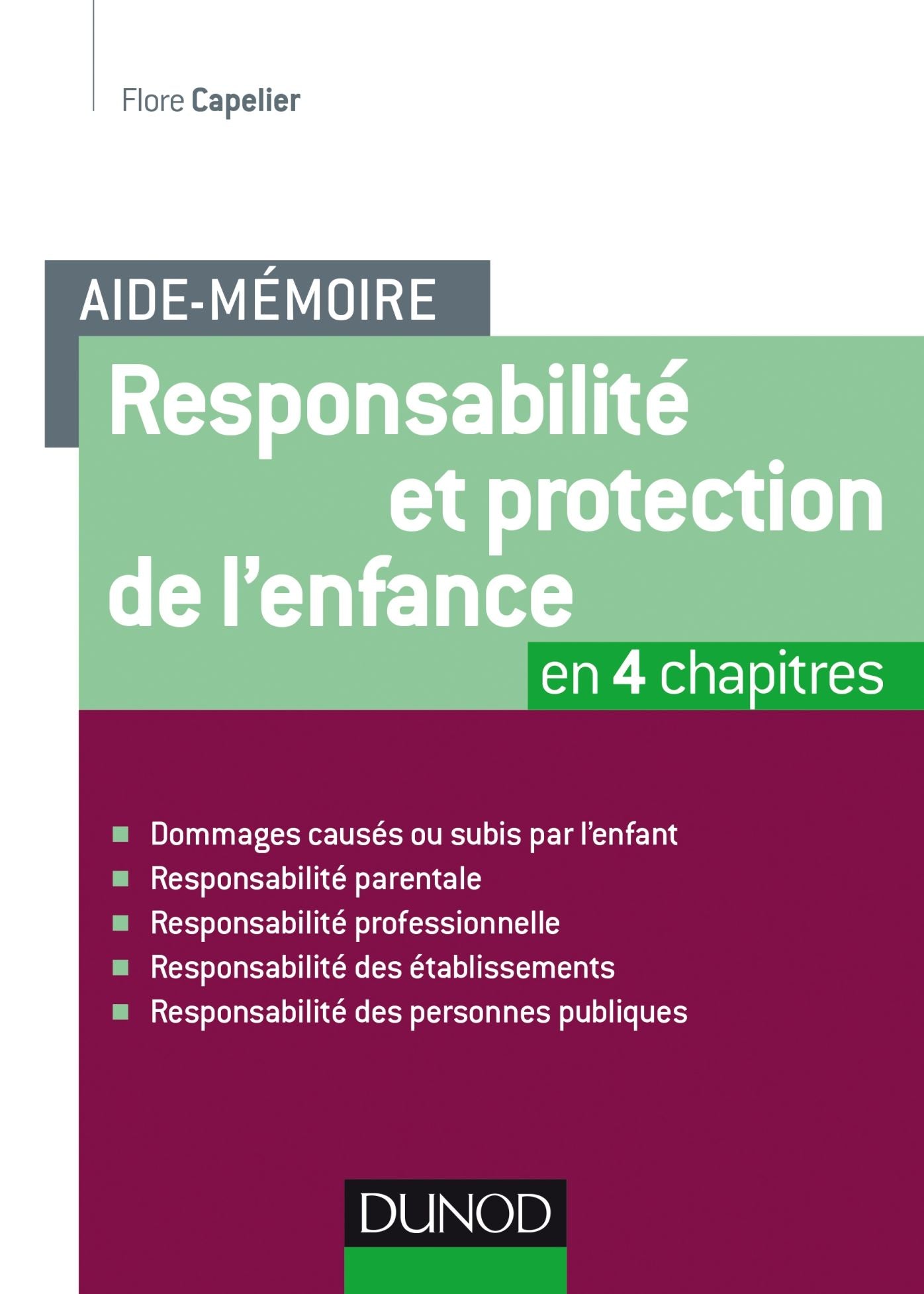 Aide-mémoire - Responsabilité et protection de l'enfance