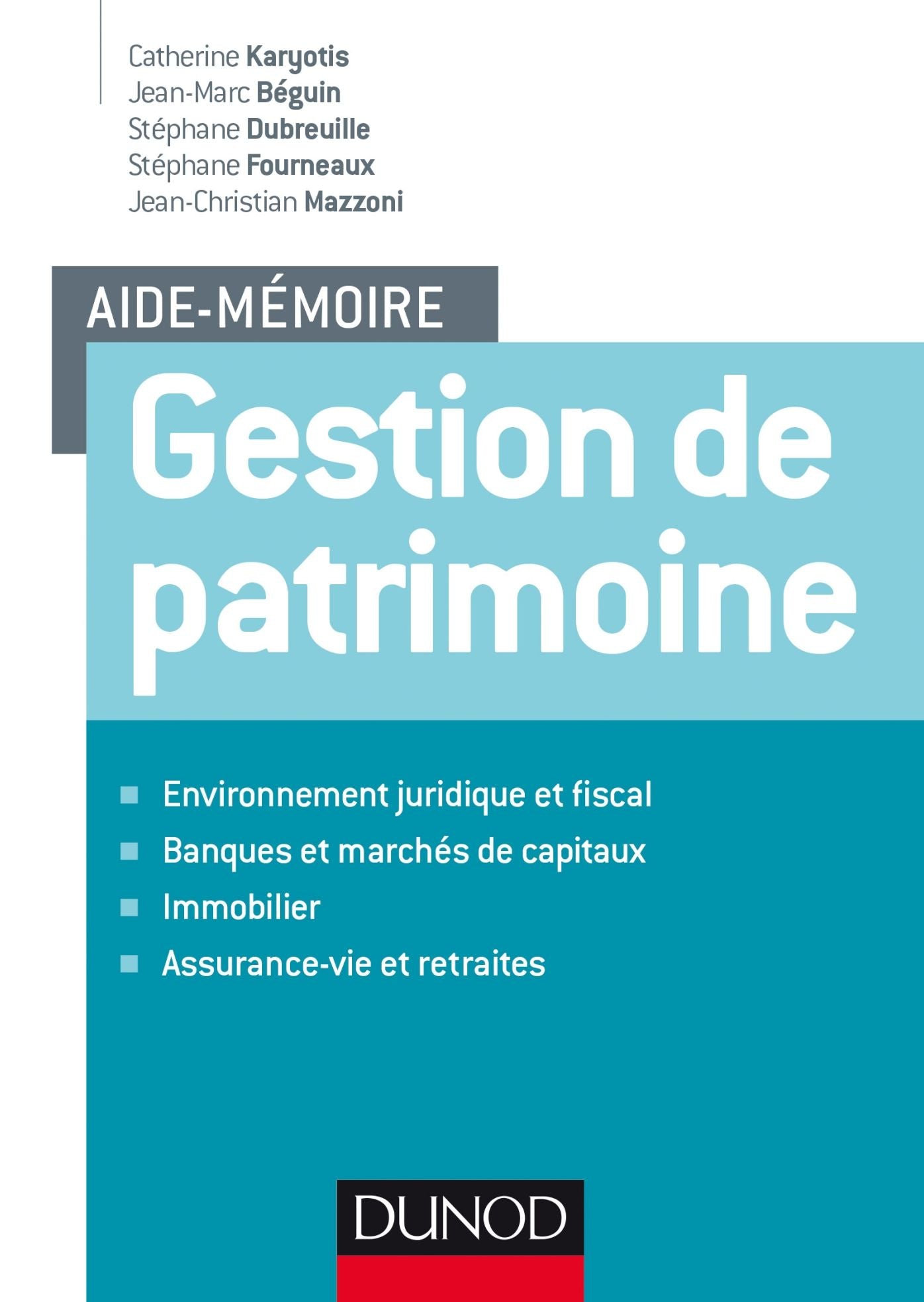 Aide-mémoire - Gestion de patrimoine