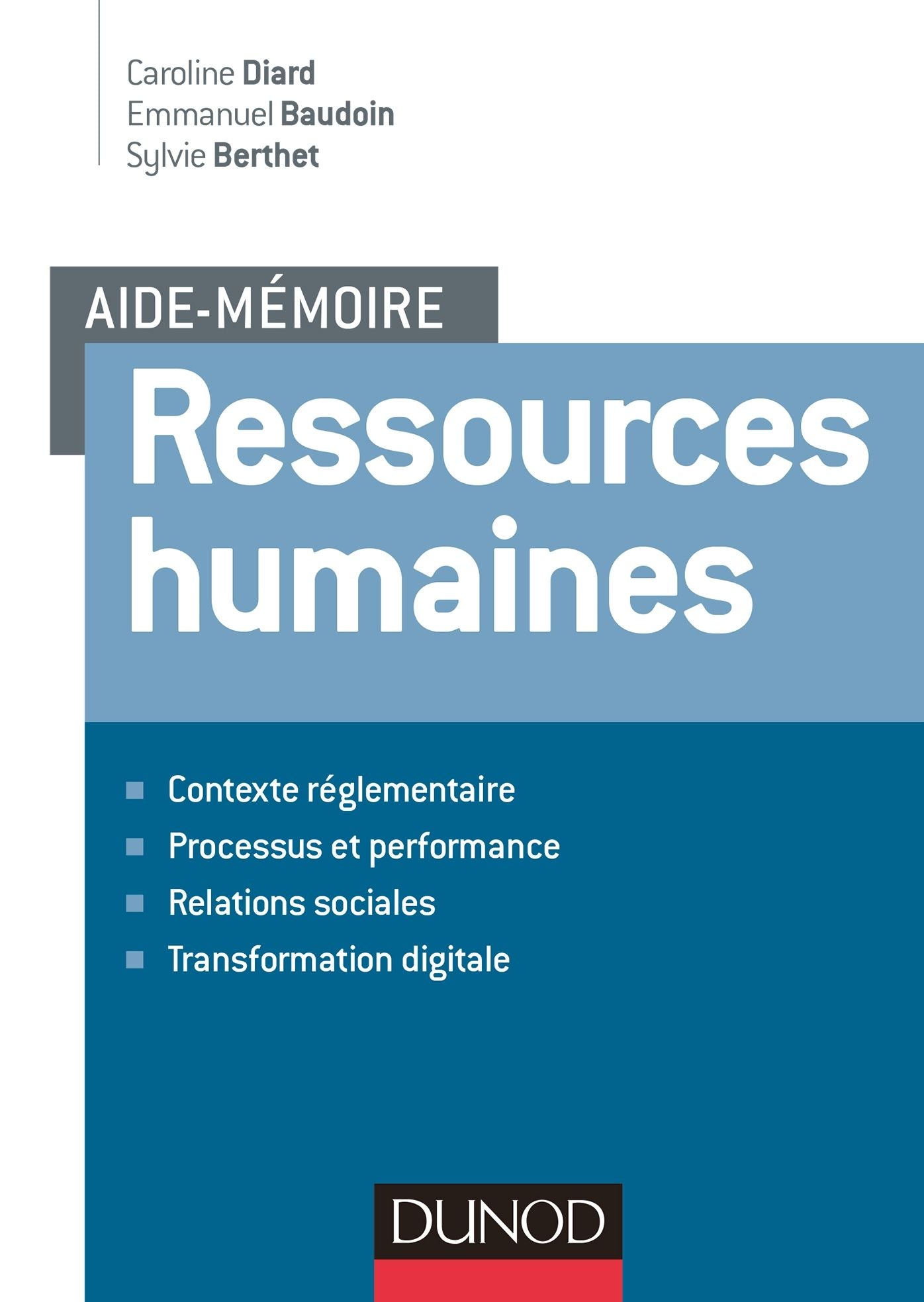 Aide mémoire - Ressources humaines