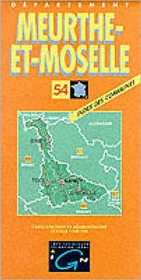 Map Meurthe Et Moselle 54