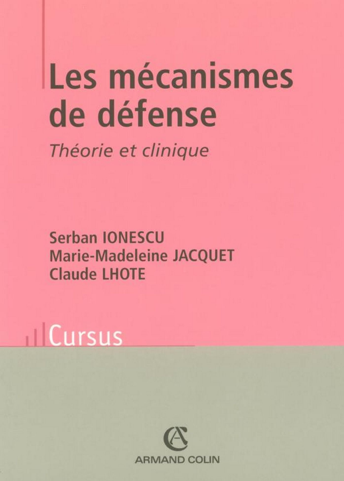 Les mécanismes de défense: Théorie et clinique