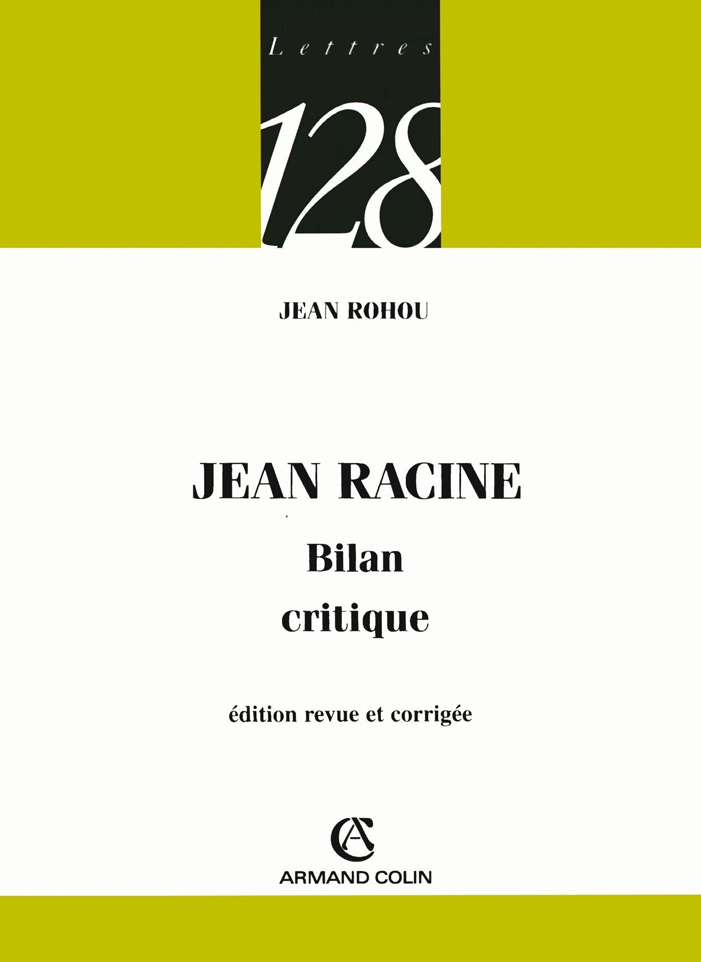 Jean Racine: Bilan critique