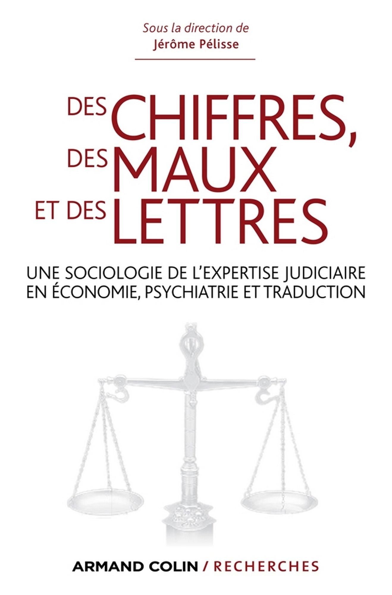 Des chiffres des maux et des lettres: Une sociologie de l'expertise judiciaire en économie, psychiatrie et traduction