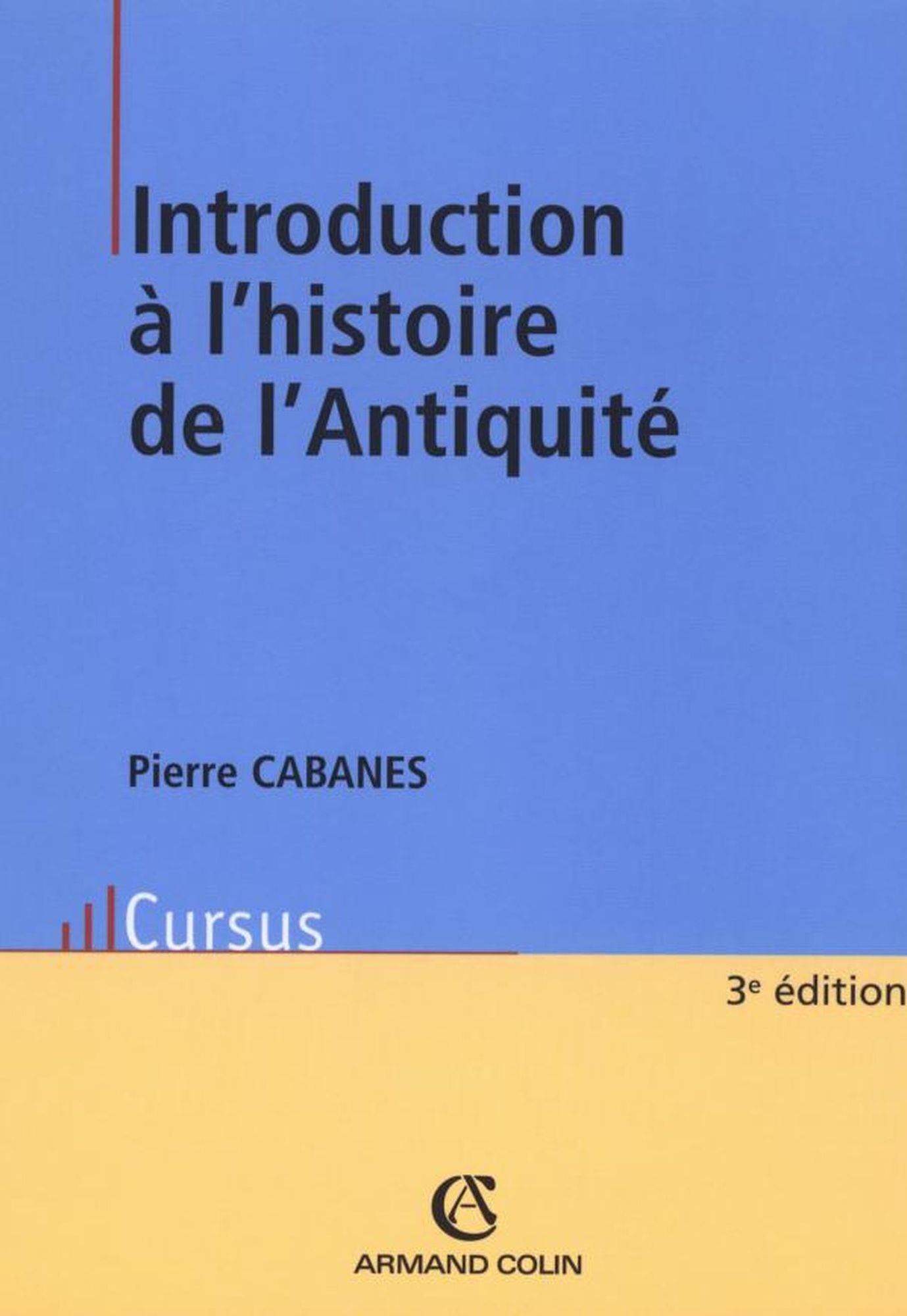 Introduction à l'histoire de l'Antiquité