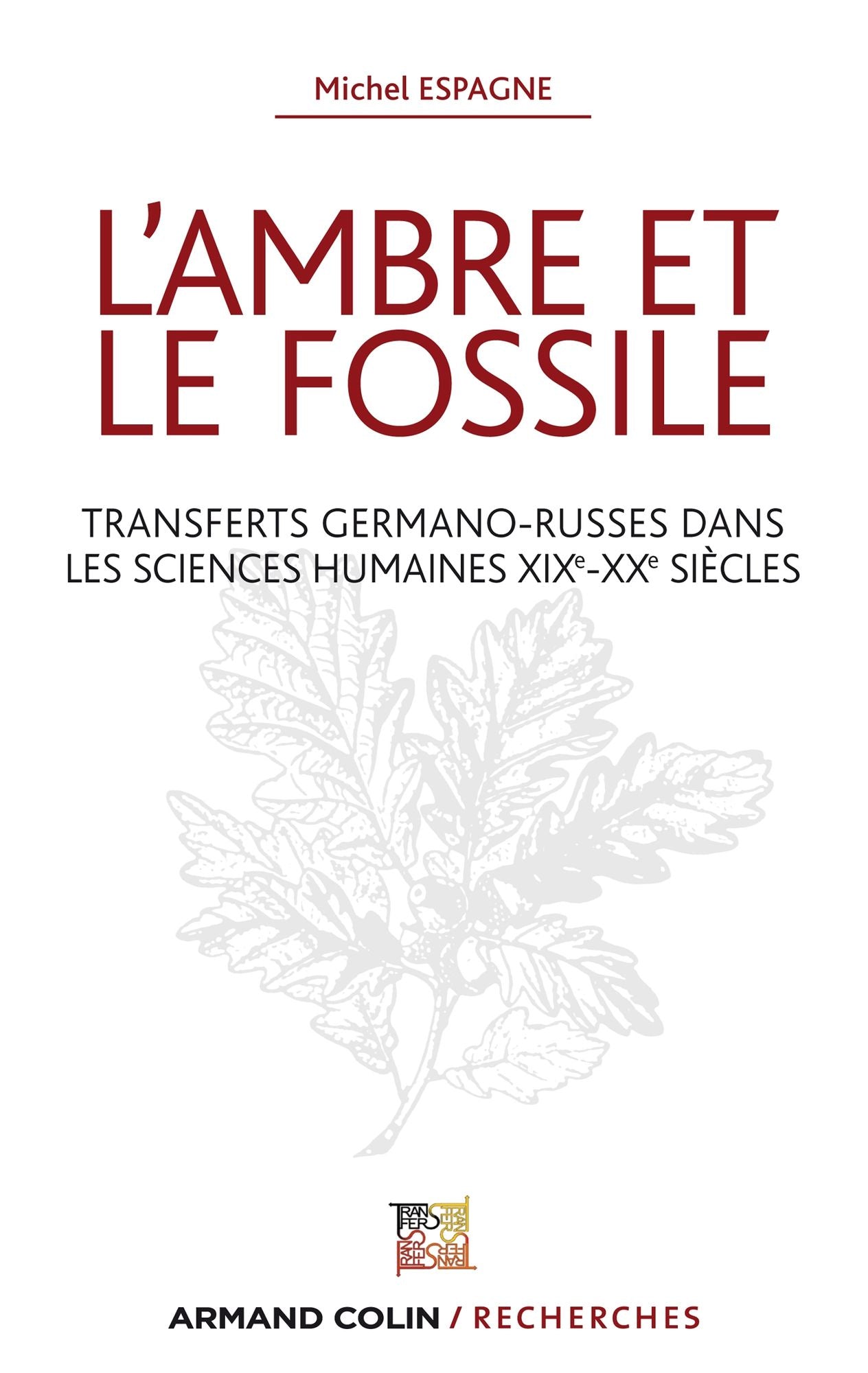 L'ambre et le fossile - Transferts germano-russes dans les sciences humaines XIXe-XXe: Transferts germano-russes dans les sciences humaines XIXe-XXe siècles