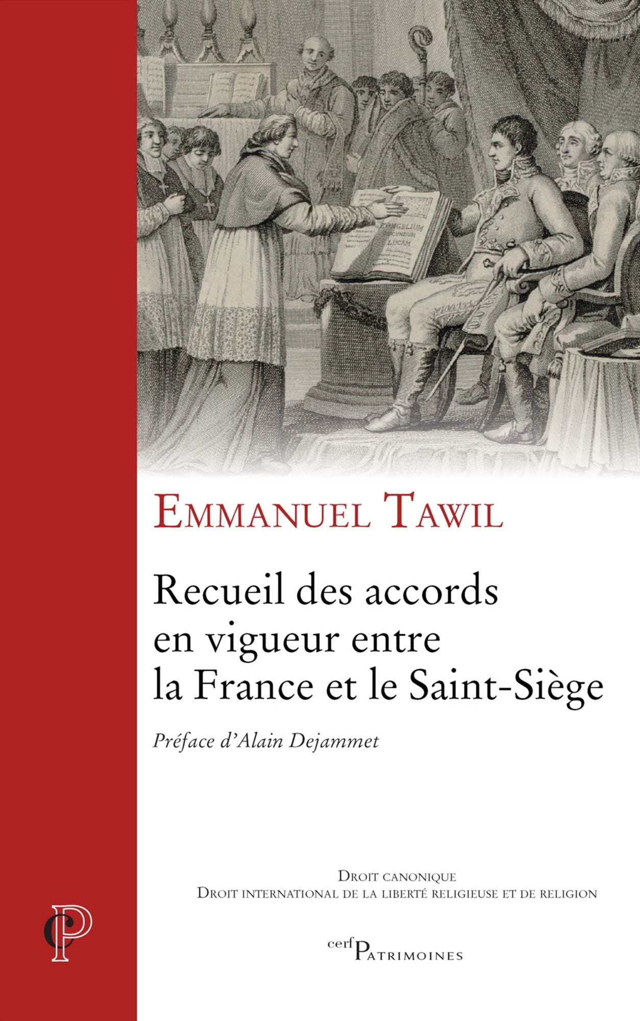 Recueil des accords en vigueur entre la France et le Saint-Siège