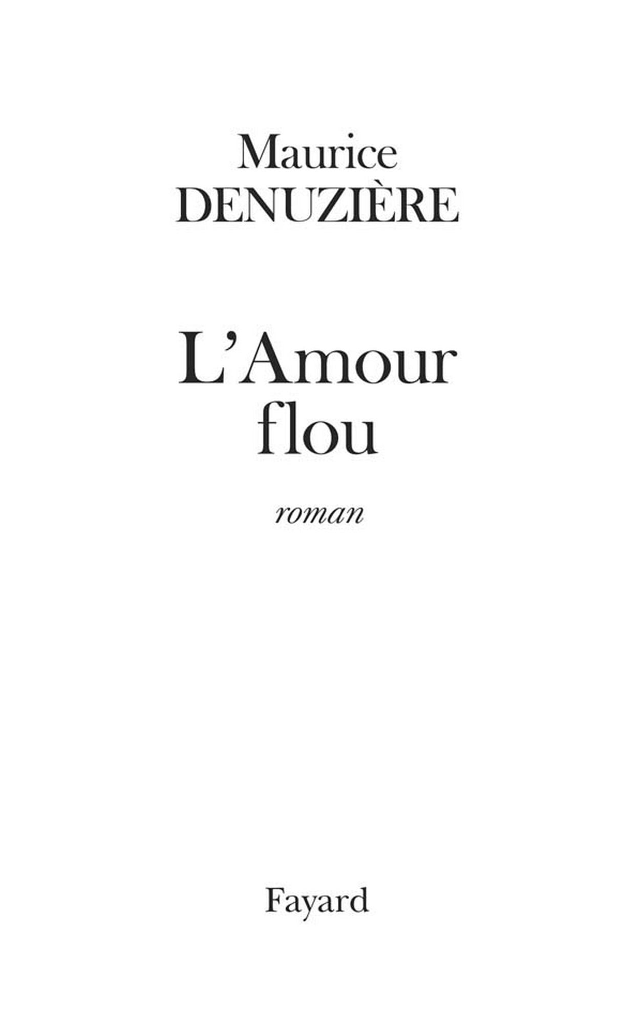 L'Amour flou (réédition)