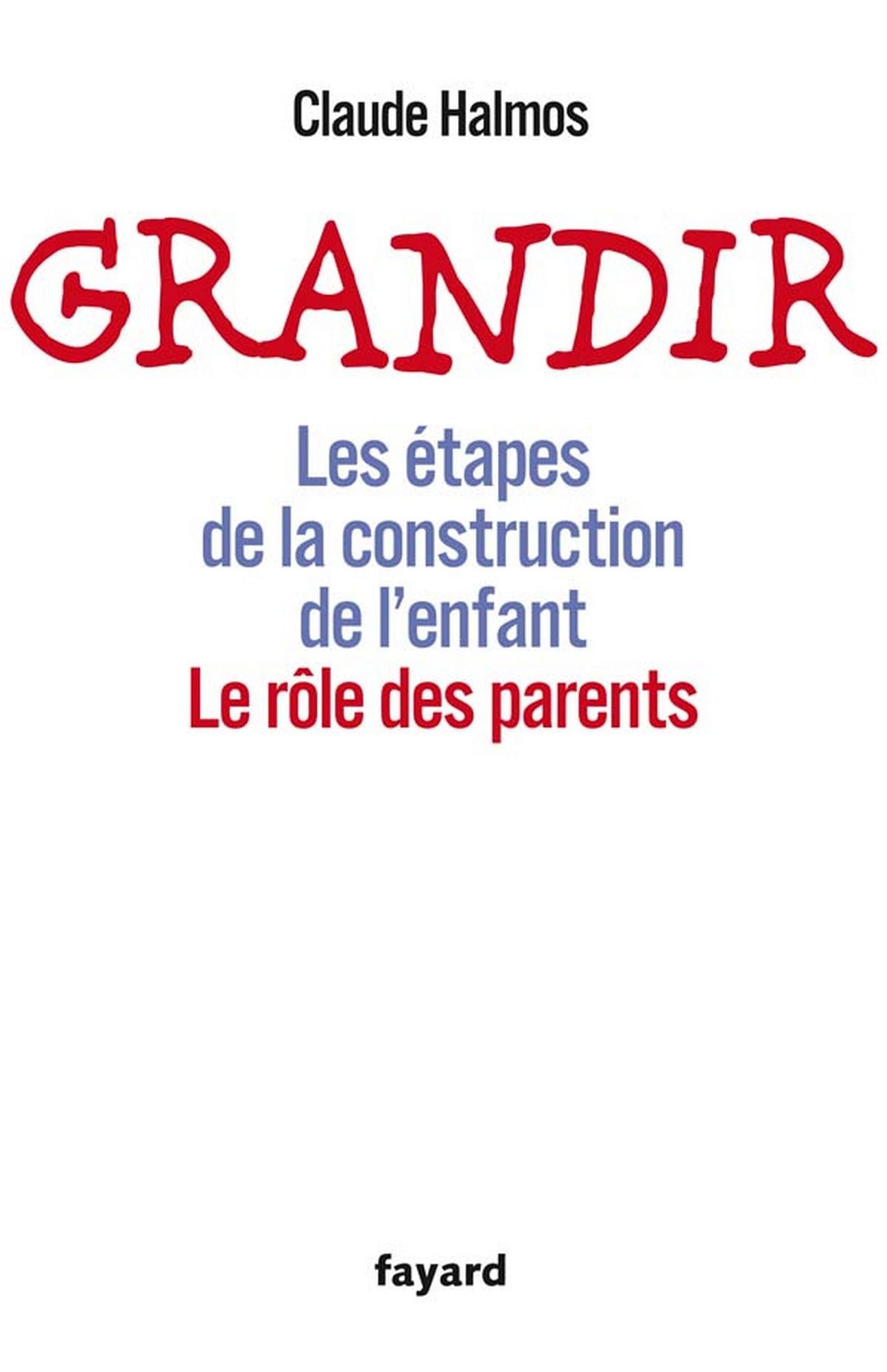 Grandir: Les étapes de la construction de l'enfant. Le rôle des parents