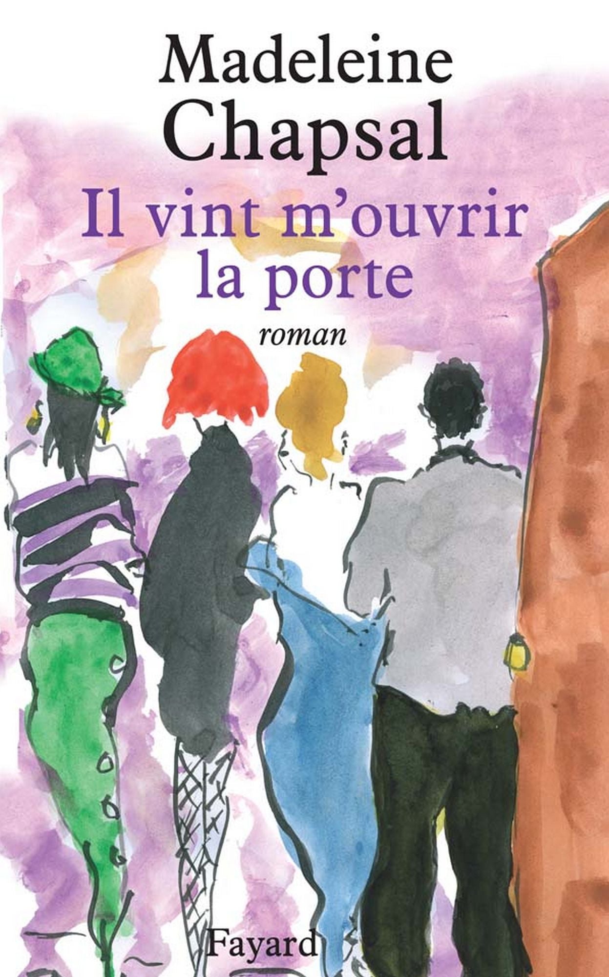Il vint m'ouvrir la porte