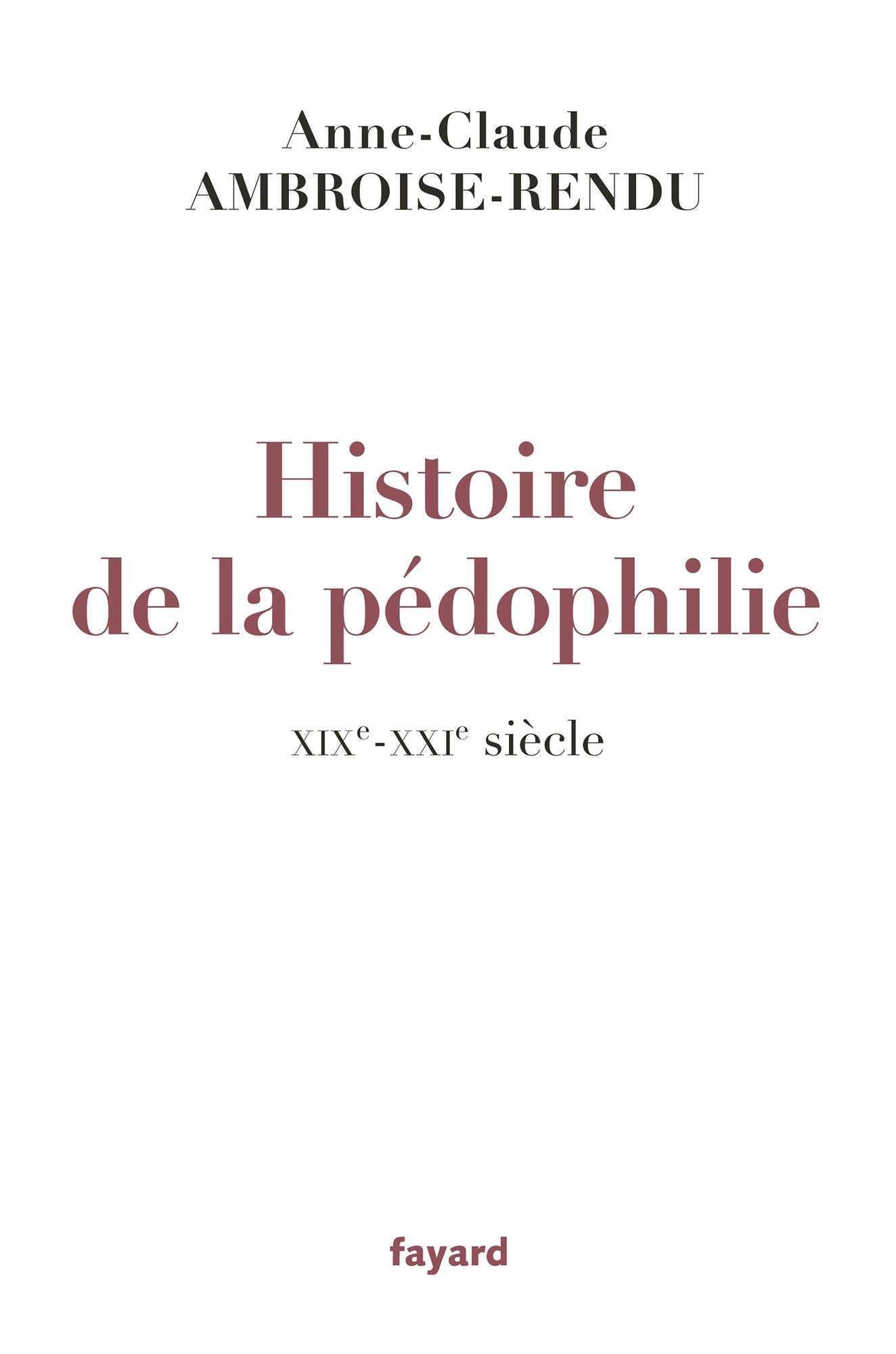 Histoire de la pédophilie: XIXe-XXIe siècles