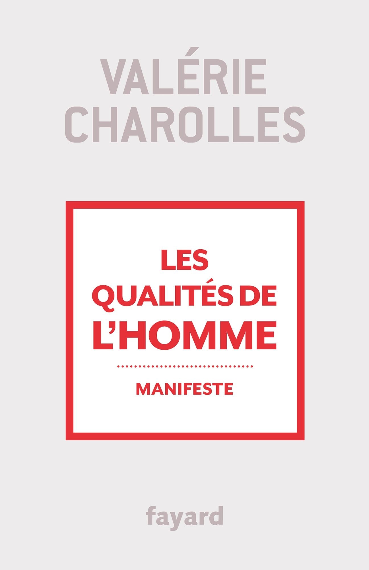 Les qualités de l'homme: Manifeste
