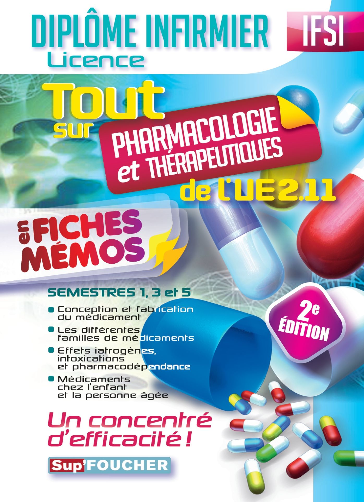 Tout sur Pharmacologie et Thérapeutiques de l'UE 2.11 en fiches mémos