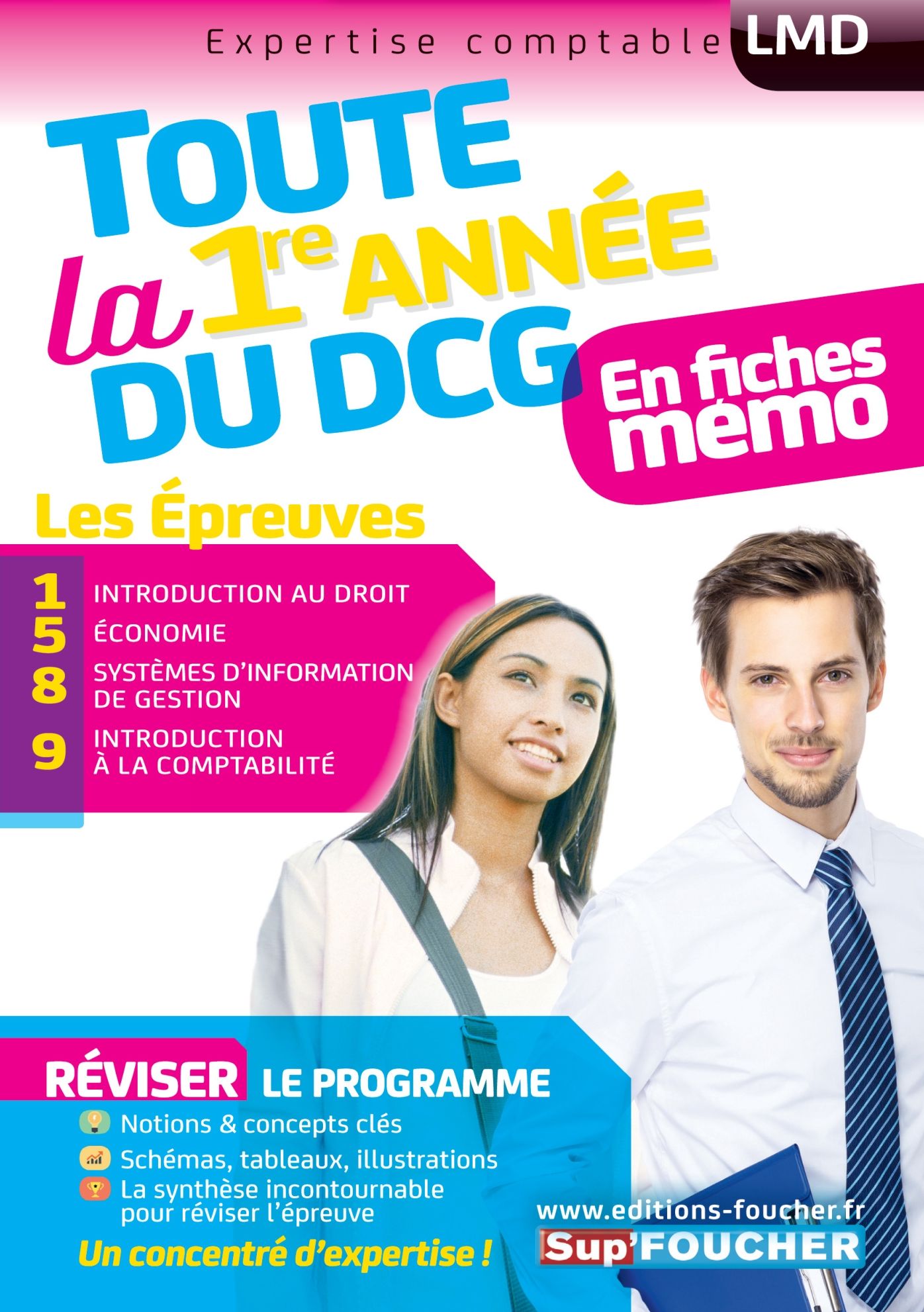 DCG : Toute la 1ère année du DCG 1, 5, 8, 9 en fiches