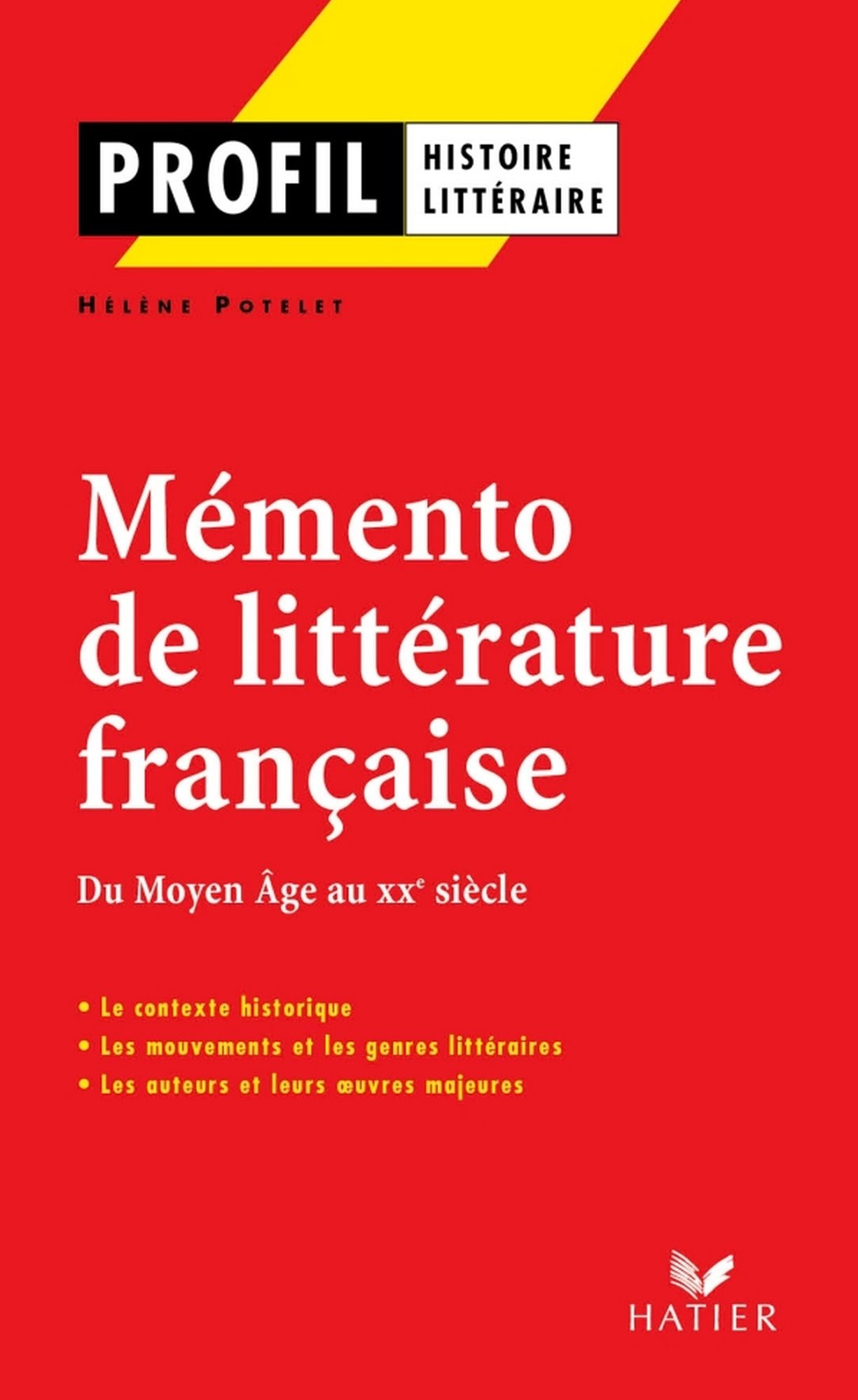 Profil - Mémento de la littérature française