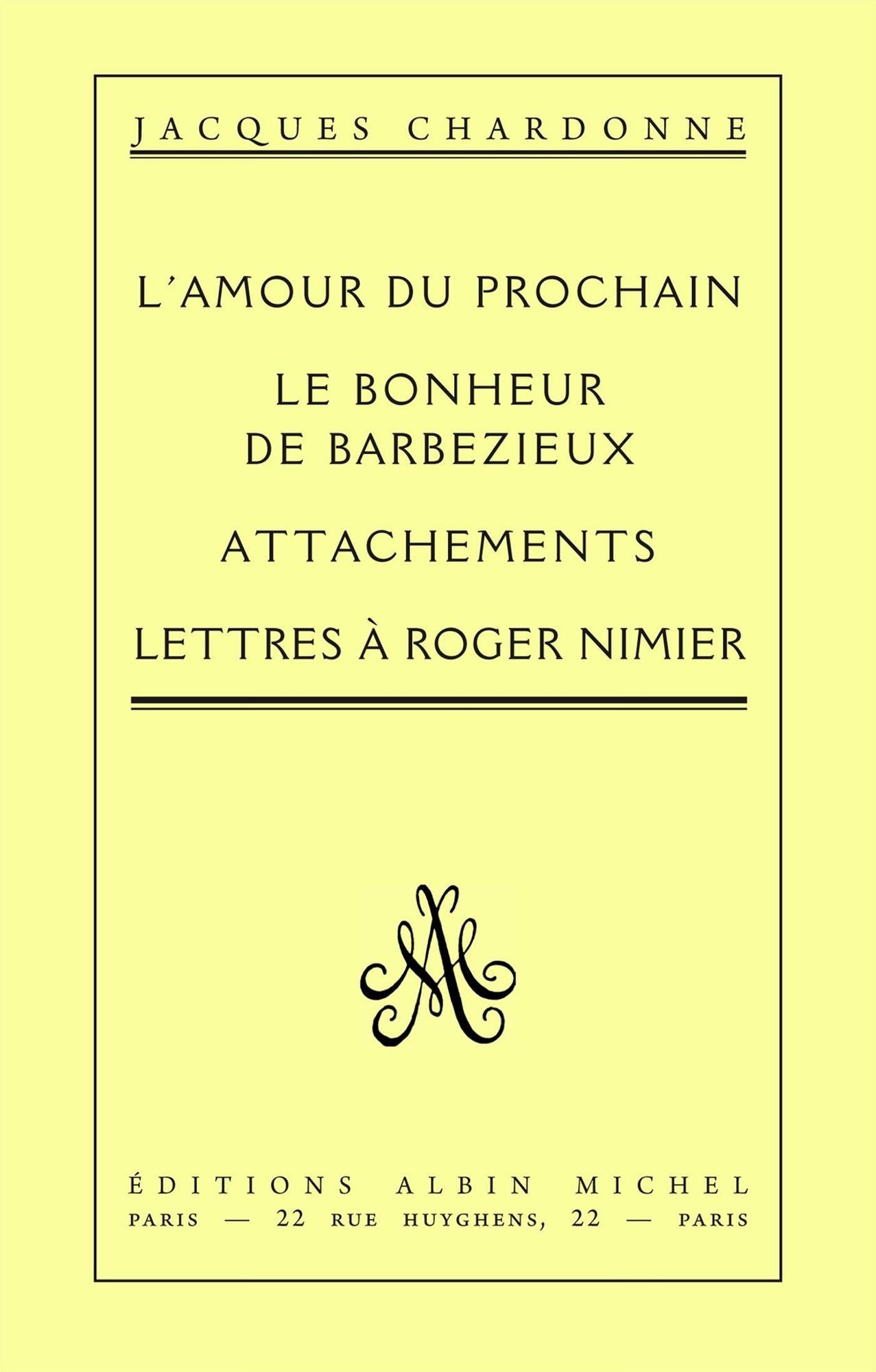 L'Amour du prochain: Oeuvres complètes tome 6