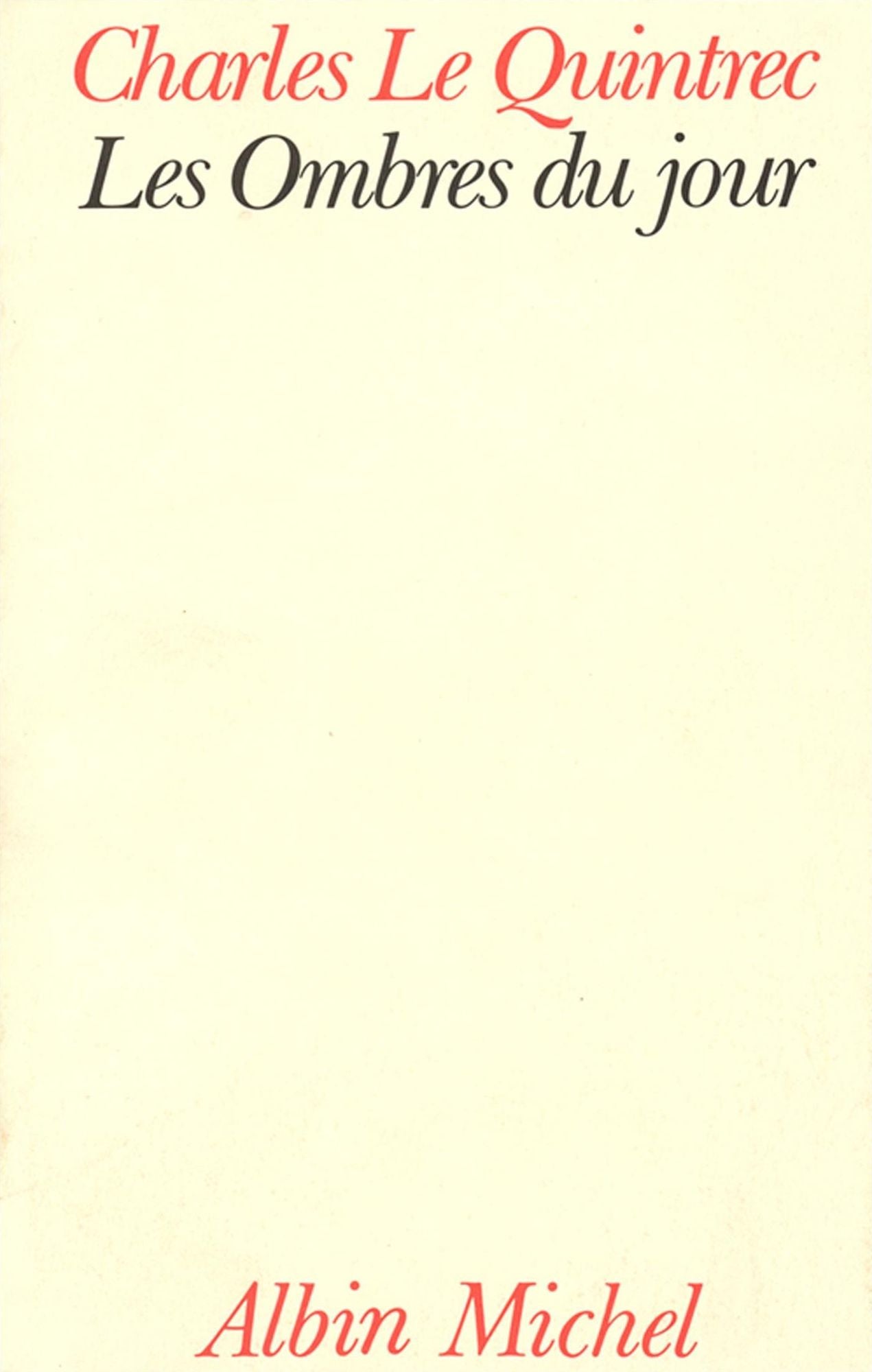 Les Ombres du jour: Journal 1970-1980