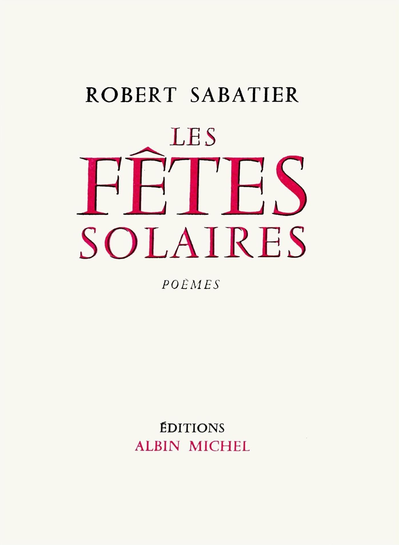 Les Fêtes solaires
