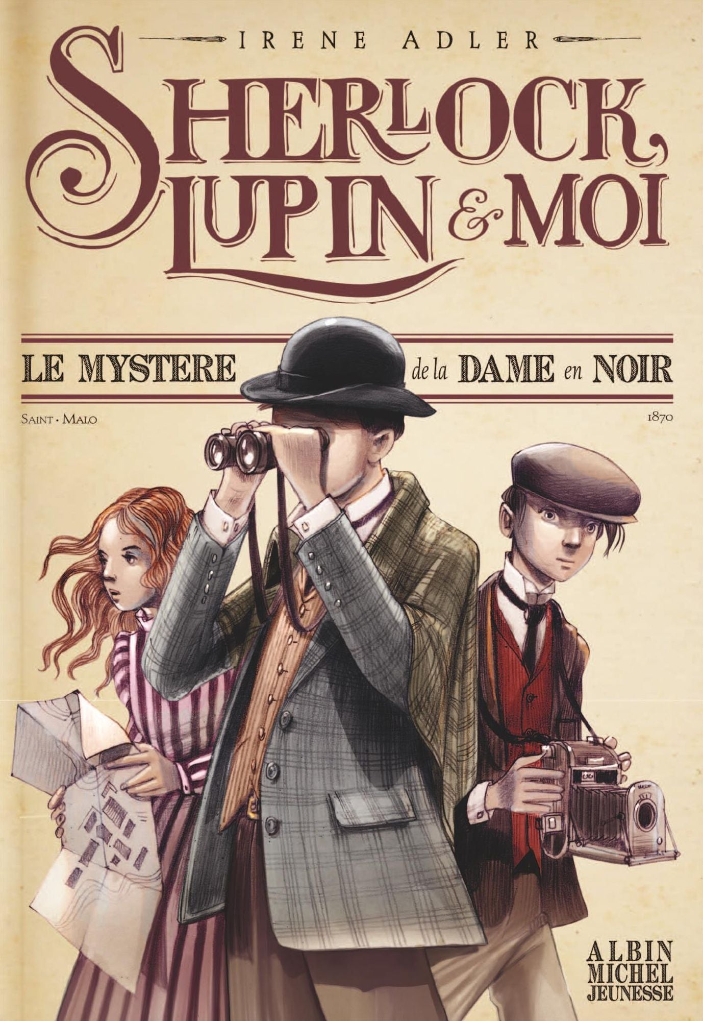 Le Mystère de la dame en noir: Sherlock Lupin et moi - tome 1