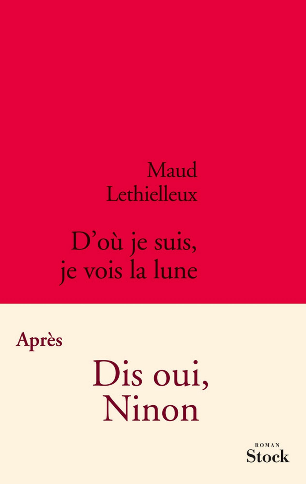 D'où je suis je vois la lune