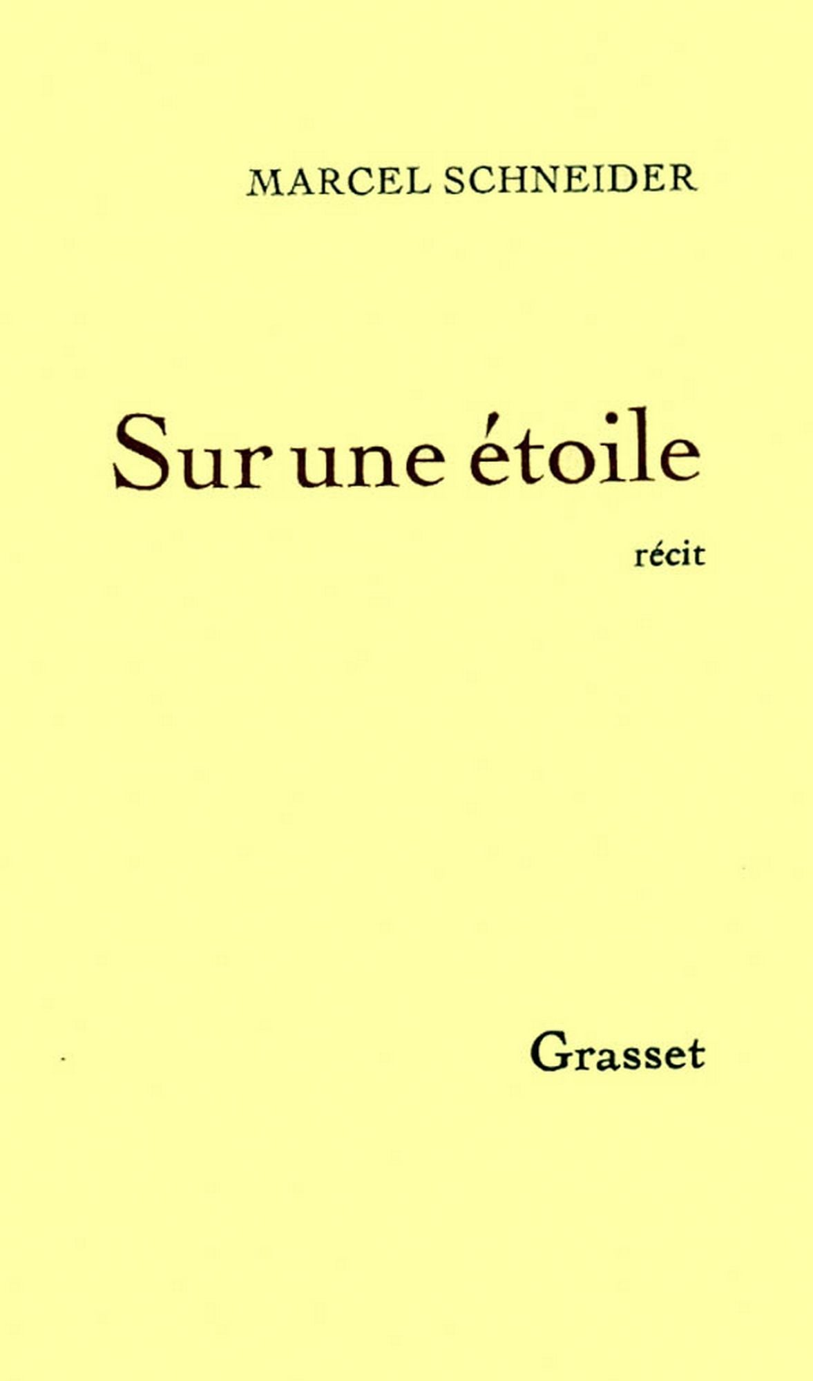 Sur une étoile