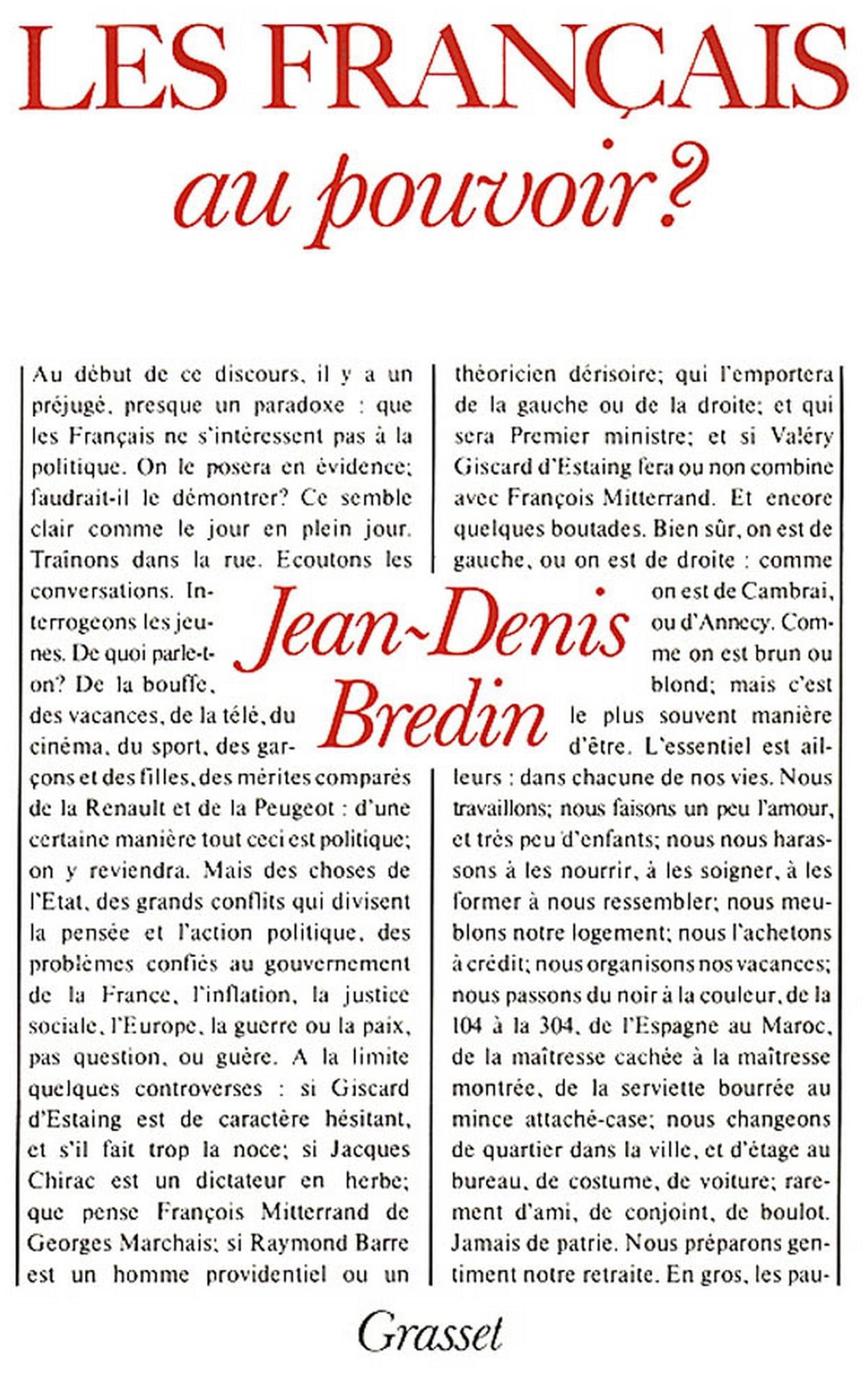 Les français au pouvoir ?