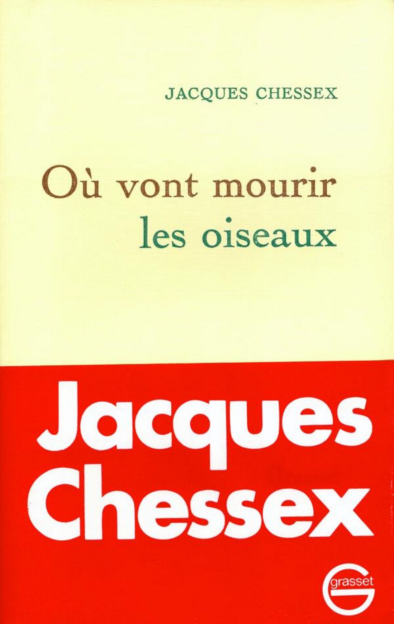 Où vont mourir les oiseaux