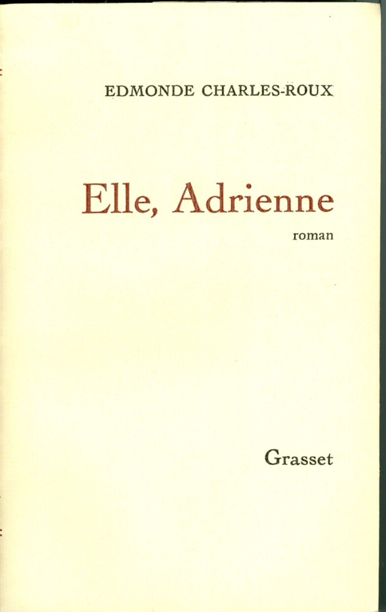 Elle, Adrienne